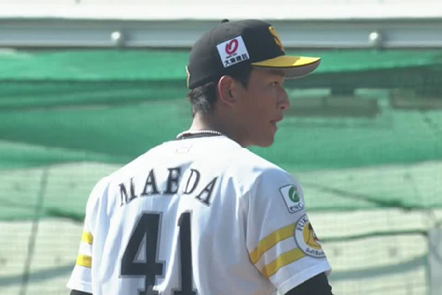 オリックス戦に登板したソフトバンク・前田悠伍【画像：パーソル パ・リーグTV】