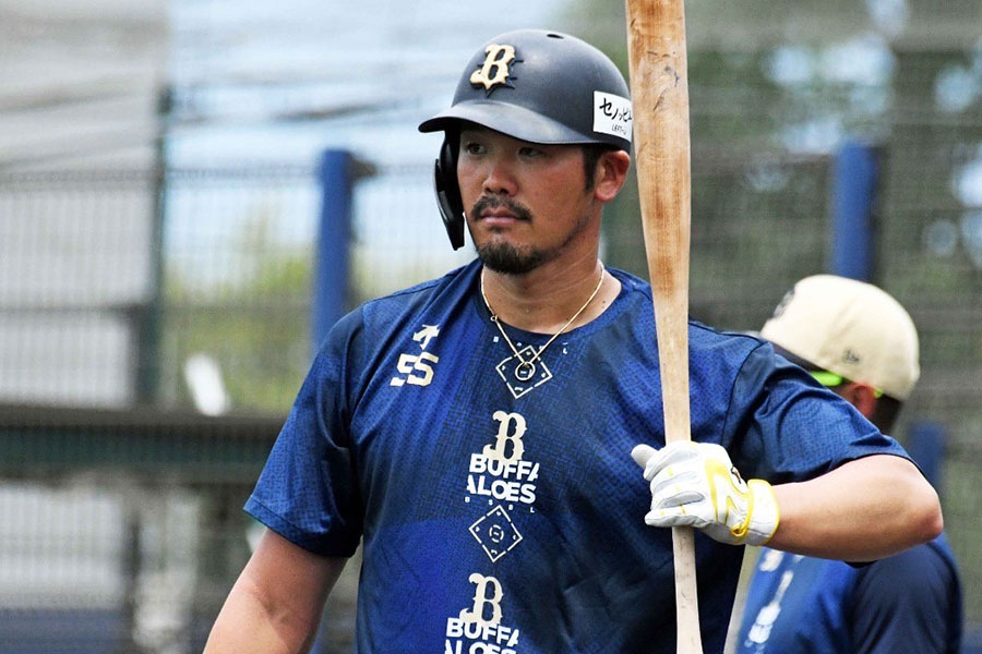 オリックス・T-岡田【写真：北野正樹】