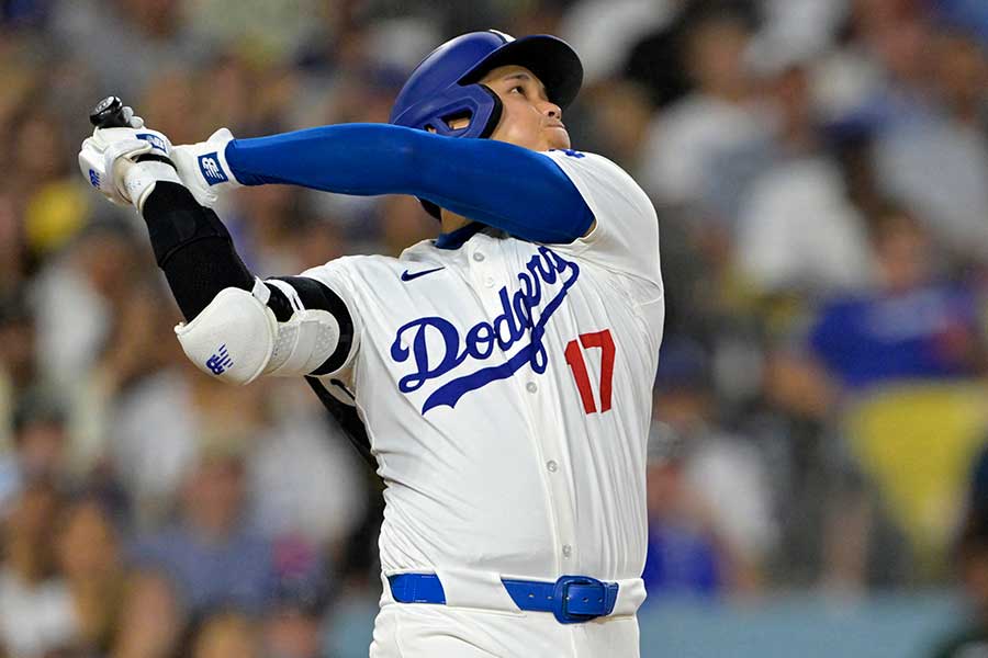 45号を放ったドジャース・大谷翔平【写真：ロイター】