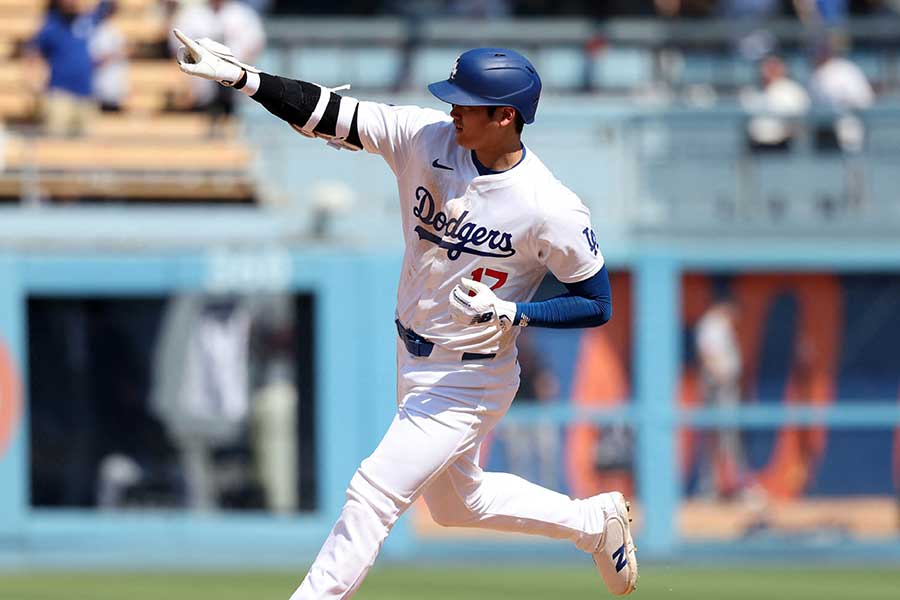 46号を放ったドジャース・大谷翔平【写真：ロイター】