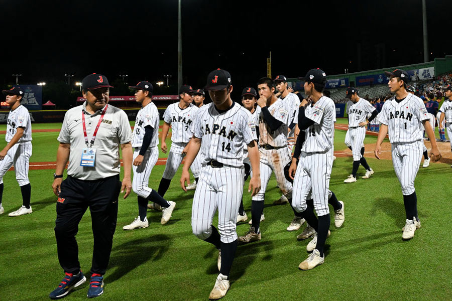 台湾戦後の侍ジャパンU-18代表【写真：Getty Images】