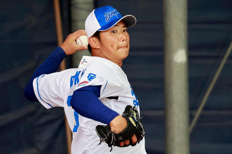 中日・福田幸之介【写真：小池義弘】