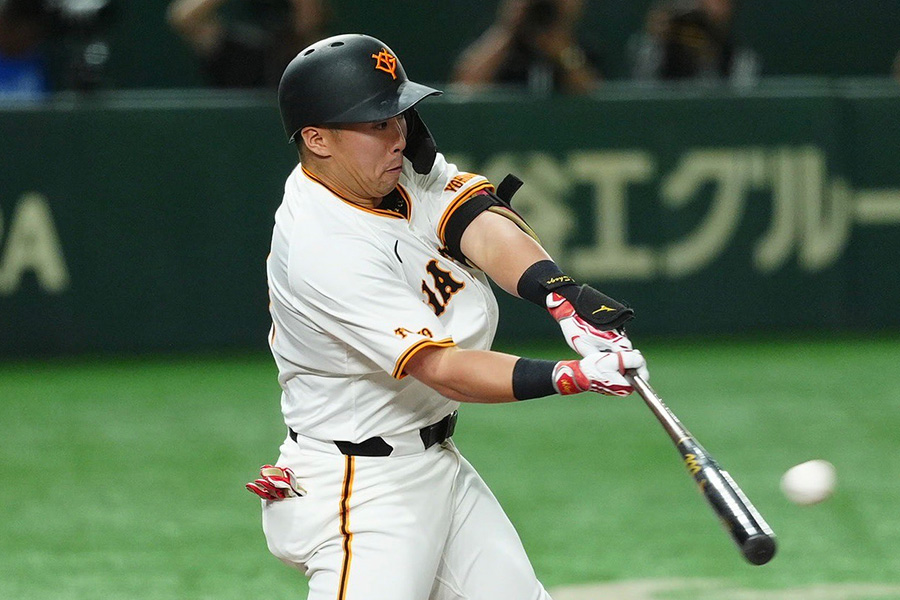 中日戦に出場した巨人・浅野翔吾【写真：小林靖】