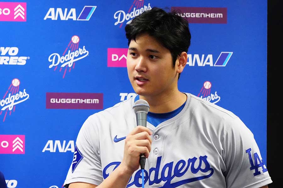 ドジャース・大谷翔平【写真：荒川祐史】