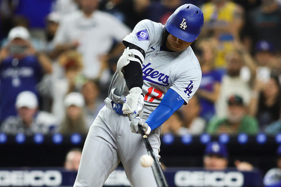 50号を放ったドジャース・大谷翔平【写真：ロイター】