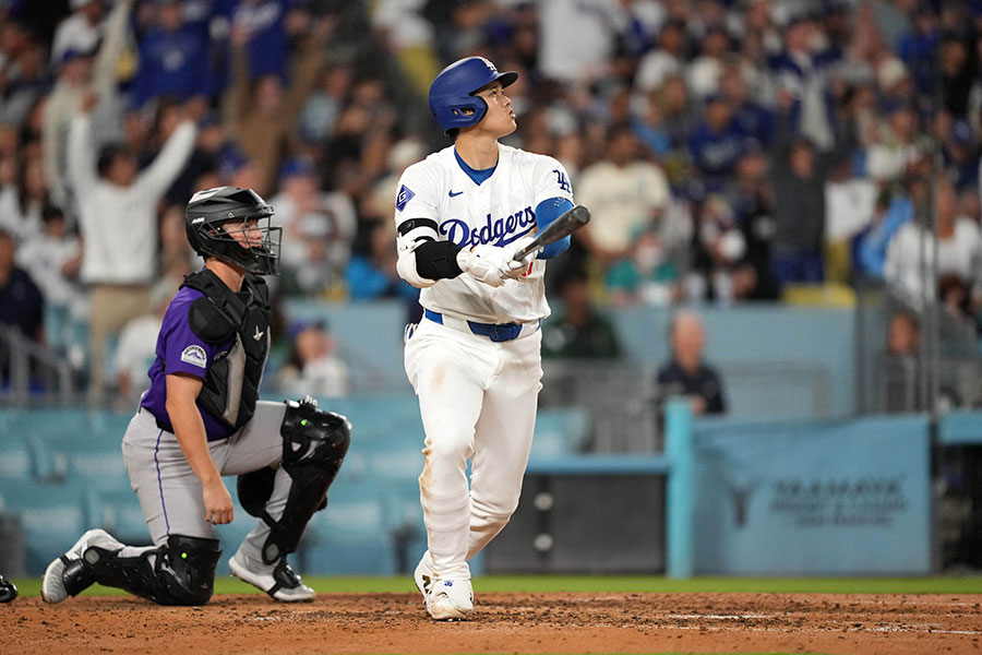 52号を放ったドジャース・大谷翔平【写真：ロイター】