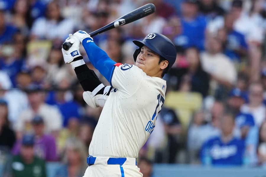 ロッキーズ戦に出場したドジャース・大谷翔平【写真：ロイター】