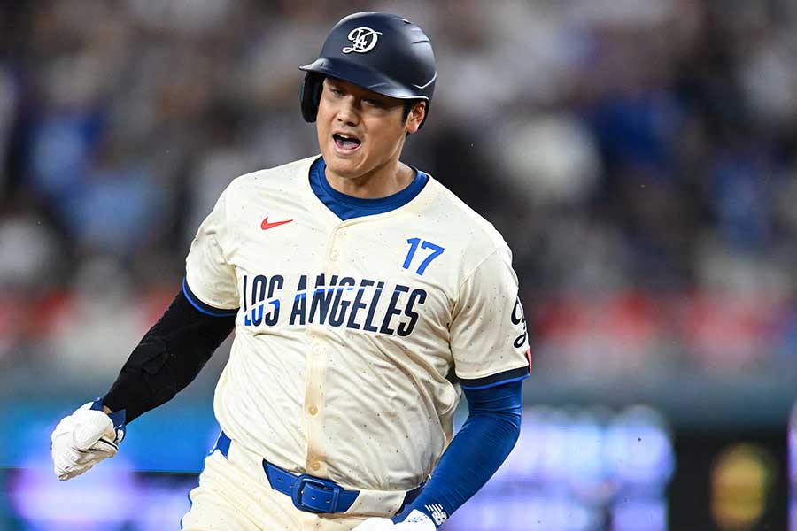 ロッキーズ戦に出場したドジャース・大谷翔平【写真：ロイター】