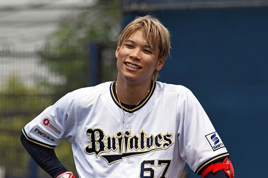 オリックス・中川圭太【写真：北野正樹】