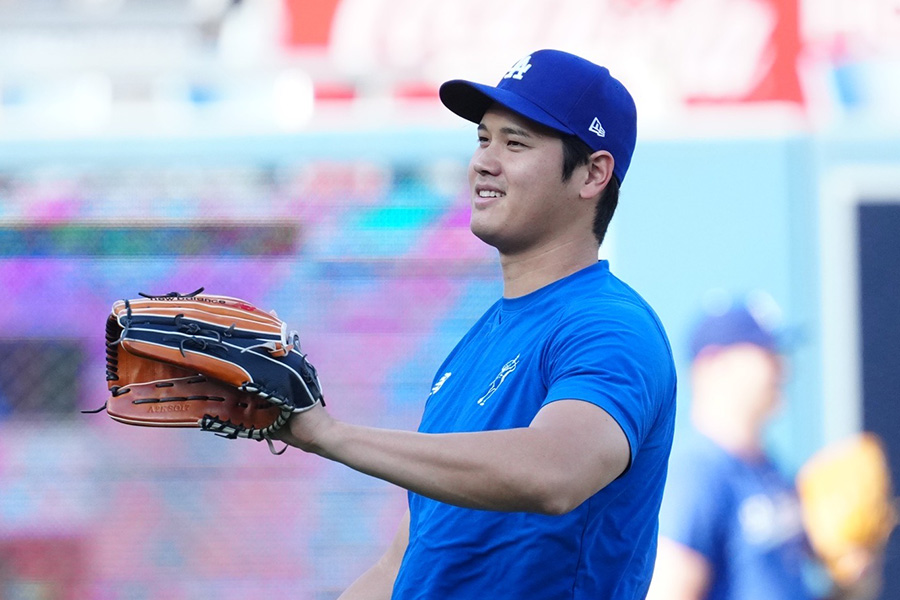 ドジャースの大谷翔平【写真：荒川祐史】