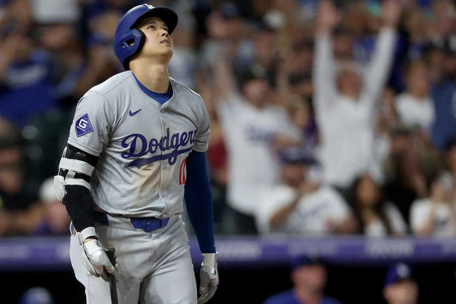 54号を放ったドジャース・大谷翔平【写真：Getty Images】