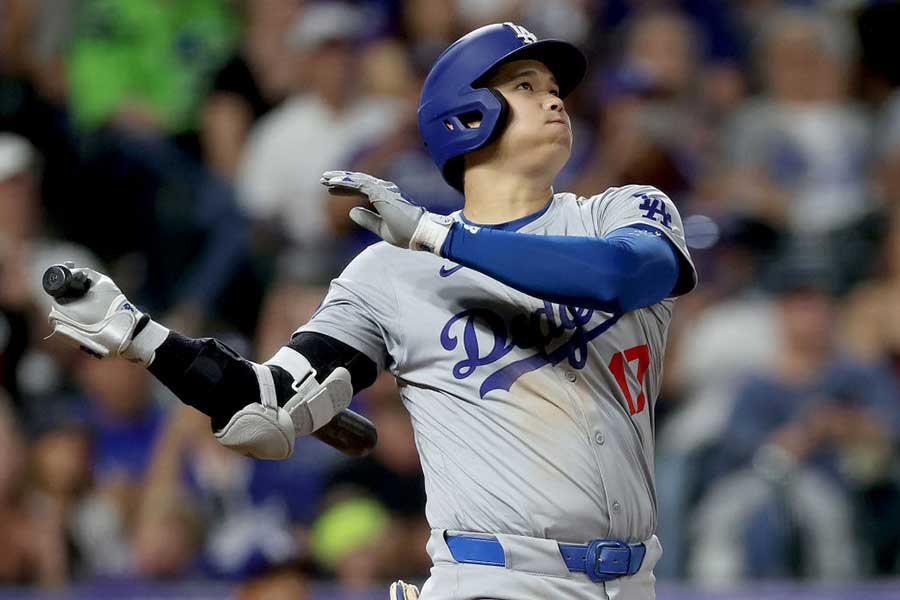 54号を放ったドジャース・大谷翔平【写真：Getty Images】