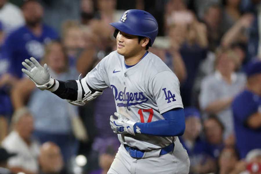 54号を放ったドジャース・大谷翔平【写真：Getty Images】