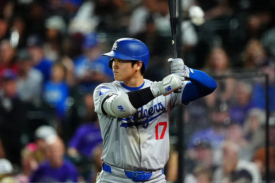 ロッキーズ戦に出場したドジャース・大谷翔平【写真：ロイター】