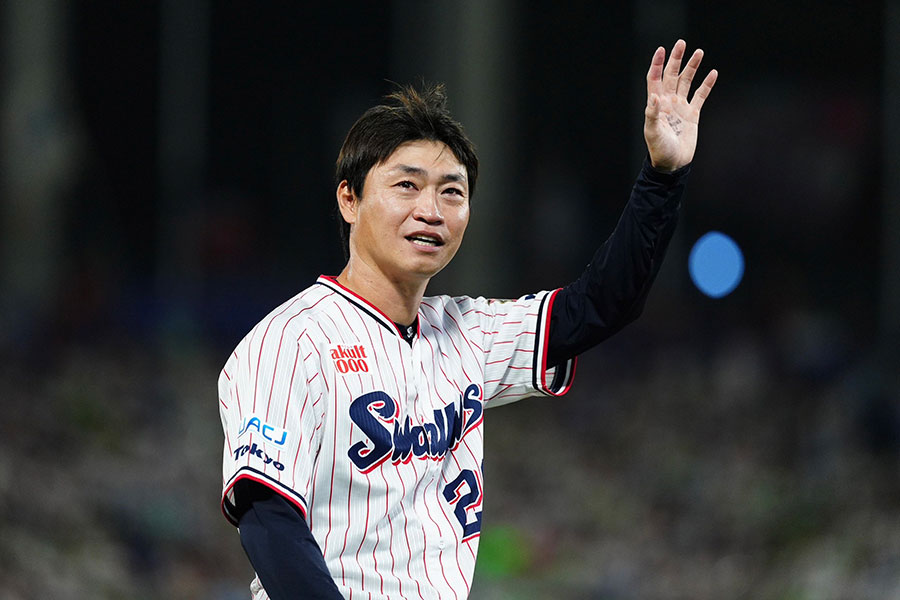 ヤクルトのGMに就任した青木宣親氏【写真:小林靖】