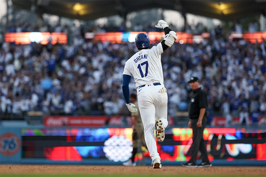 同点3ランを放ったドジャース・大谷翔平【写真：ロイター】