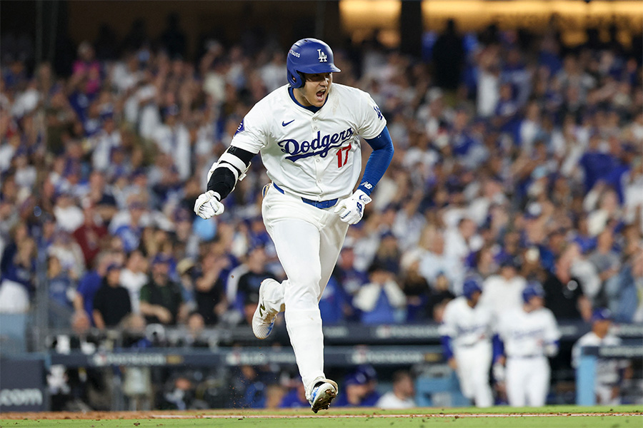 同点3ランを放ったドジャース・大谷翔平【写真：ロイター】