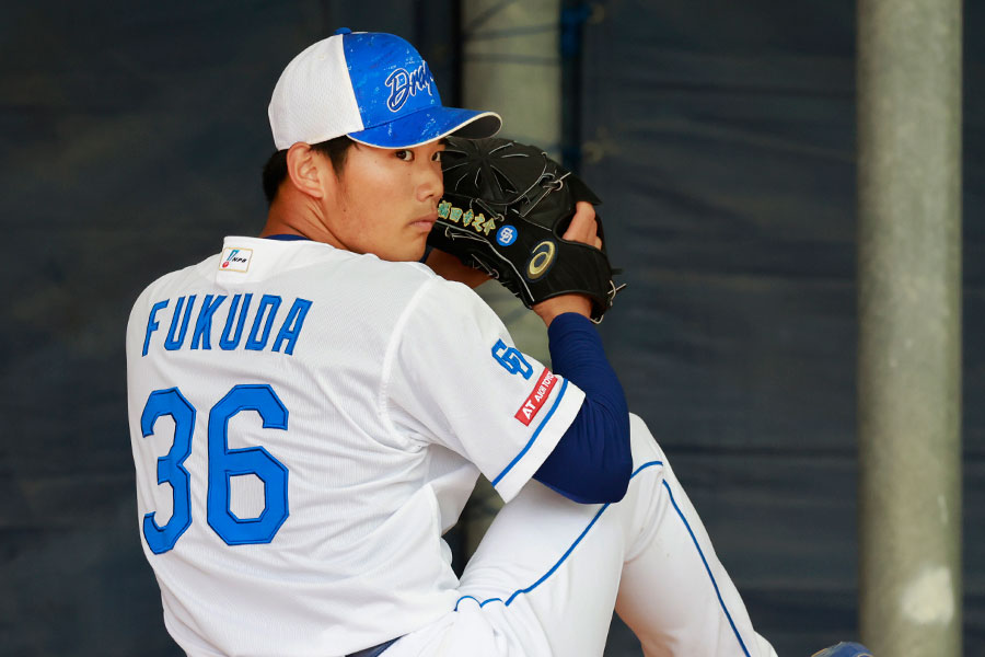 中日・福田幸之介【写真：小池義弘】