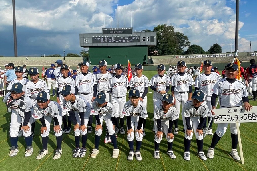 全日本学童大会の県予選では2年連続で準優勝【写真：チーム提供】