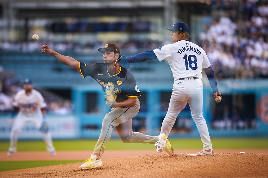 MLB公式が投稿した合成画像【写真：Getty Images】