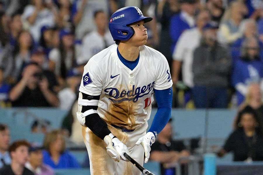 メッツ戦に出場したドジャース・大谷翔平【写真：ロイター】