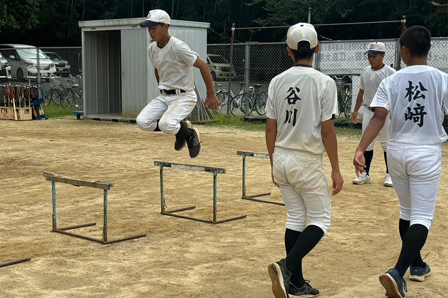 福岡・ポニー筑後リバーズの練習の様子【写真：編集部】