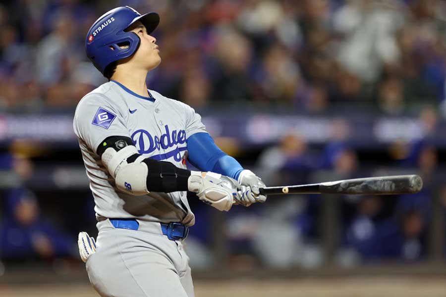 8回に3ランを放ったドジャース・大谷翔平【写真：Getty Images】