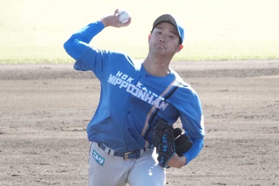 日本ハム・齋藤友貴哉【写真：福谷佑介】