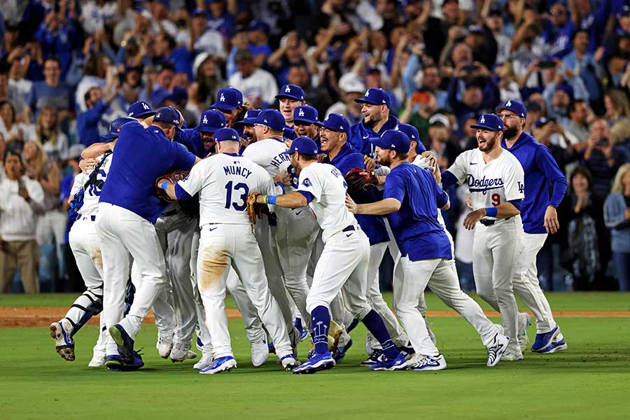 ドジャースの振る舞いに元ヤンキース野手が怒り【写真：ロイター】