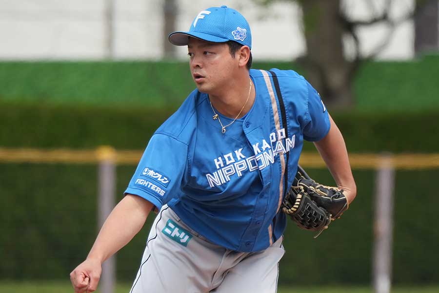 日本ハム・黒木優太【写真：町田利衣】