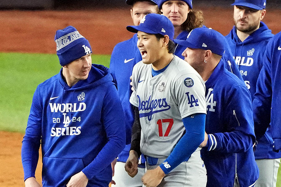 ヤンキース戦に出場したドジャース・大谷翔平【写真：ロイター】