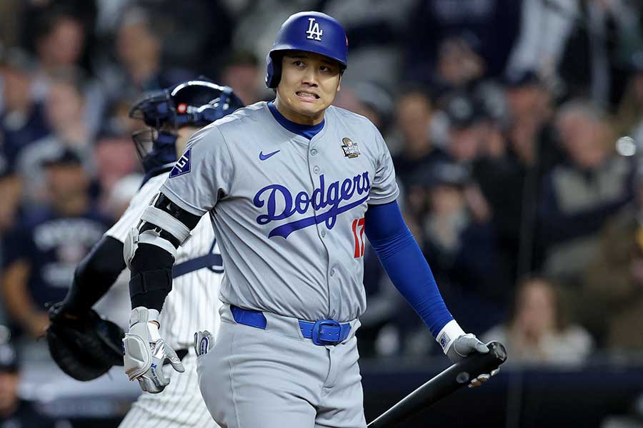 ヤンキース戦に出場したドジャース・大谷翔平【写真：ロイター】