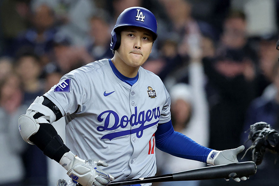 ヤンキース戦に出場したドジャース・大谷翔平【写真：ロイター】