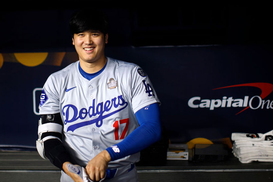 ヤンキース戦に出場したドジャース・大谷翔平【写真：Getty Images】