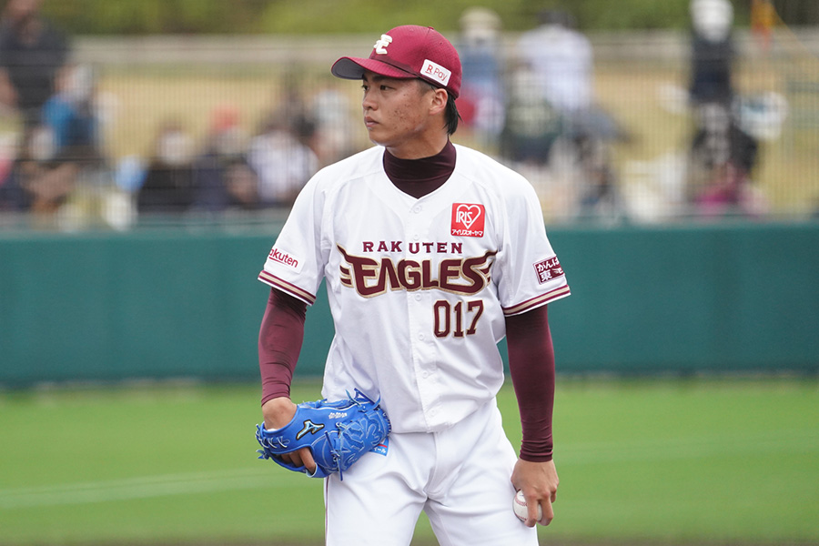 楽天・王彦程【写真：荒川祐史】