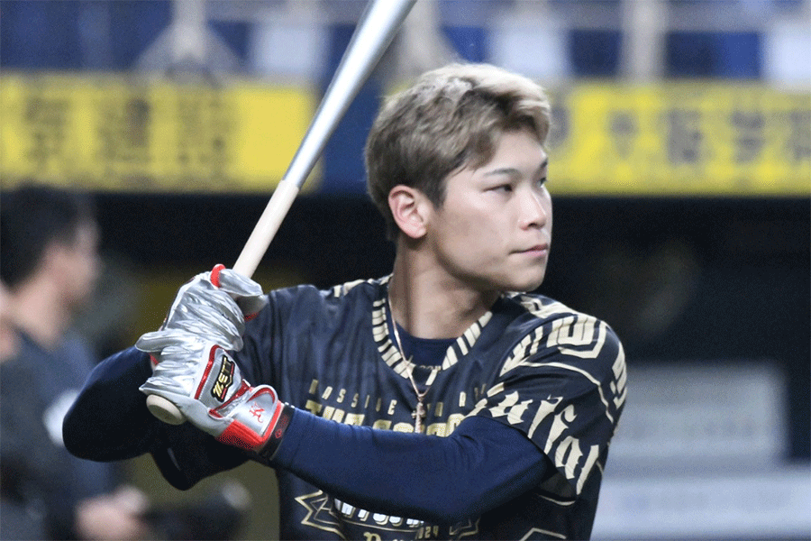 オリックス・中川圭太【写真：北野正樹】