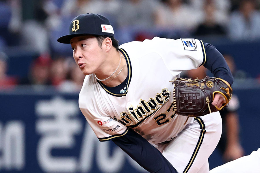 オリックス・吉田輝星【写真：栗木一考】