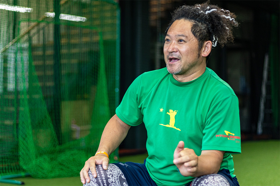 「Perfect Pitch and Swing」の長坂秀樹氏【写真:伊藤賢汰】