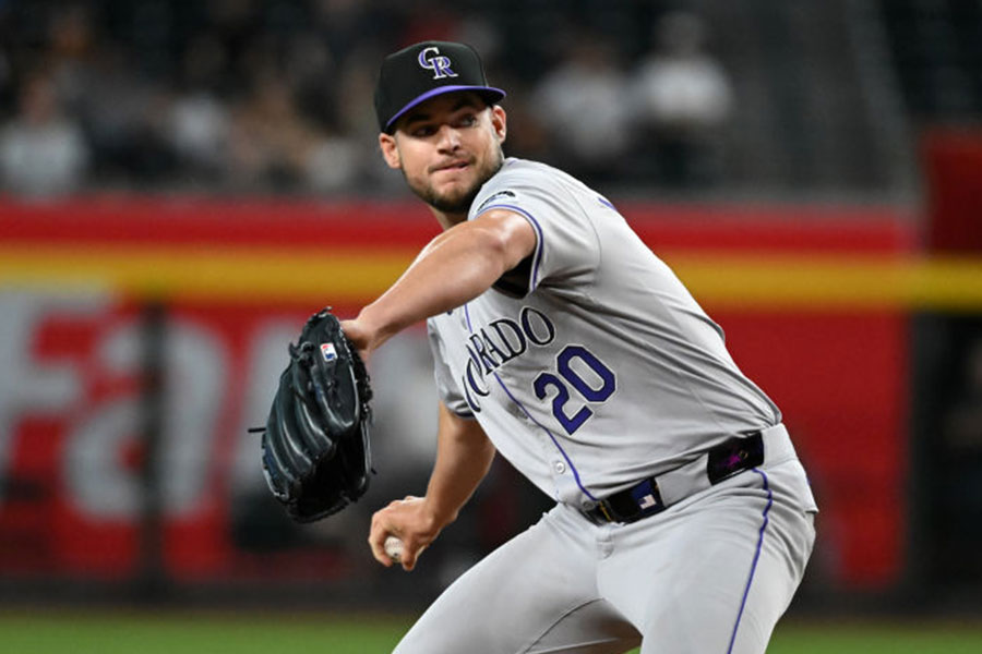 ロッキーズ時代のピーター・ランバート【写真:Getty Images】