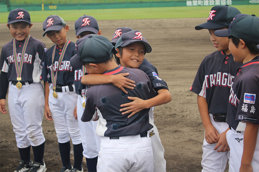 東北第一地区クライマックスを制した棚倉キッズスポーツ少年団【写真：大会提供】