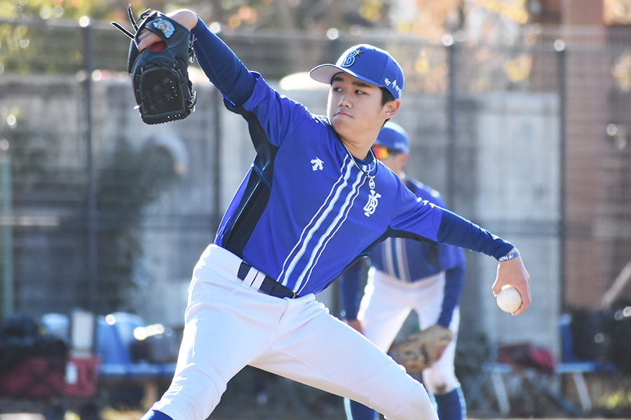 横浜DeNAジュニアの一寸木健翔【写真：高橋幸司】