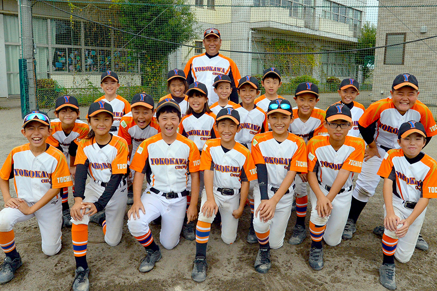 栃木・宇都宮市の横川中央学童野球部【写真：フィールドフォース提供】