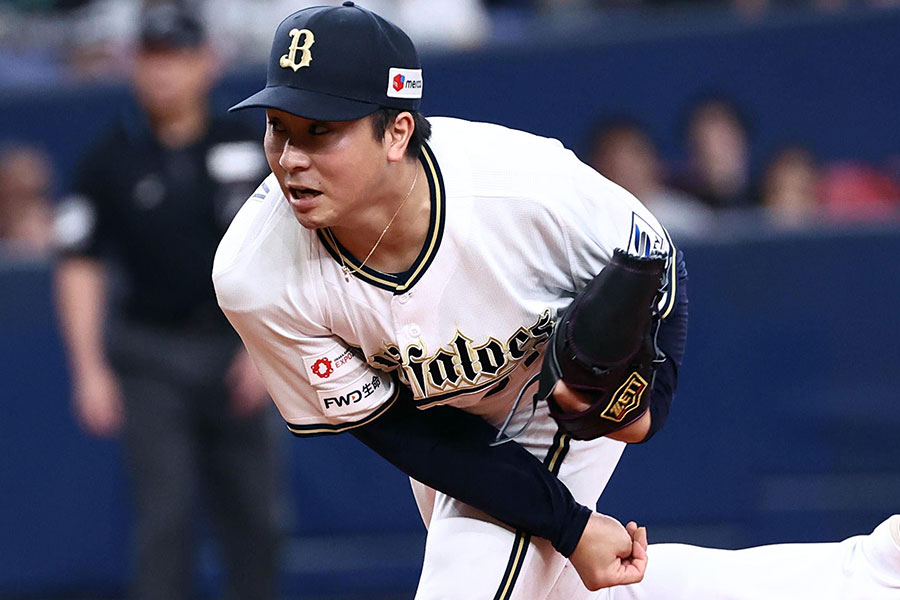 オリックス・古田島成龍【写真：栗木一考】