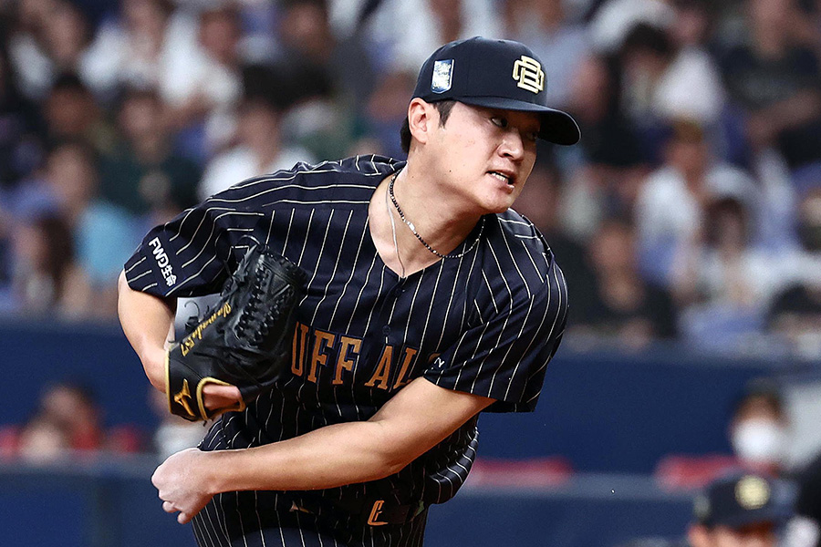 オリックス・山田修義【写真：栗木一考】