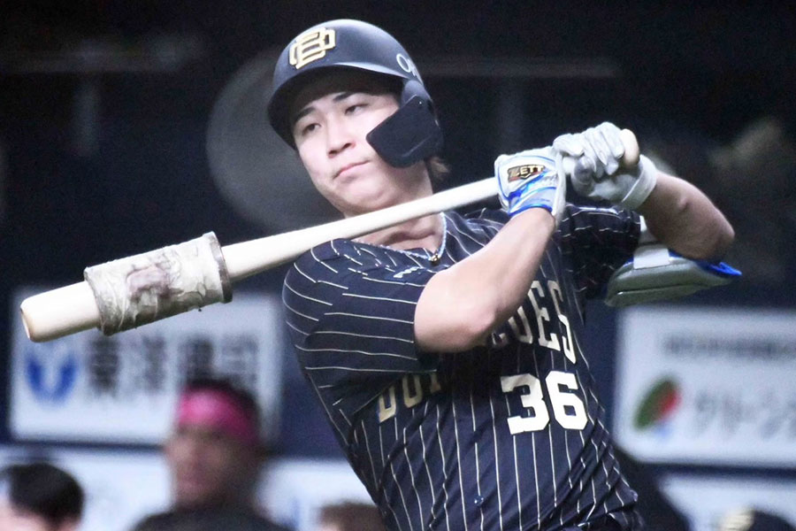 広島への移籍が決まった山足達也（オリックス時代）【写真：北野正樹】