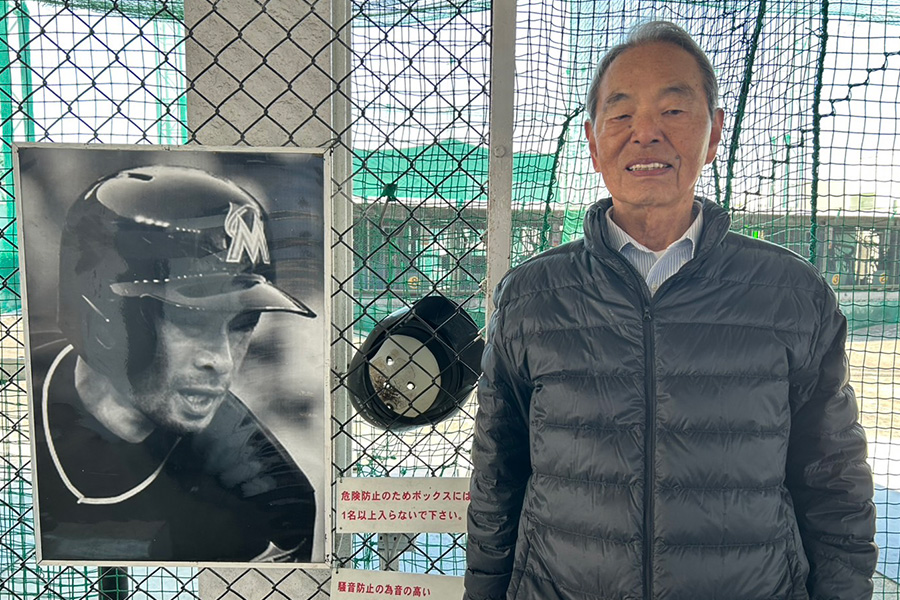 「空港バッティング」の社長・前田岩夫さん【写真：木村竜也】