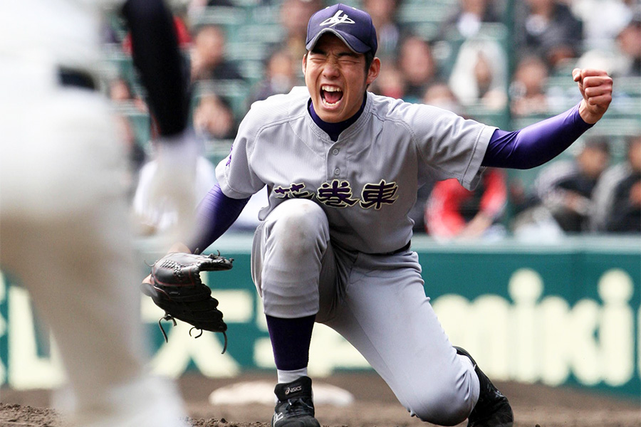 花巻東高時代の菊池雄星【写真：産経新聞社】