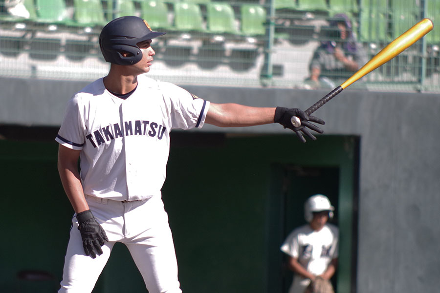 高松商・ペリー丈勇【写真：喜岡桜】