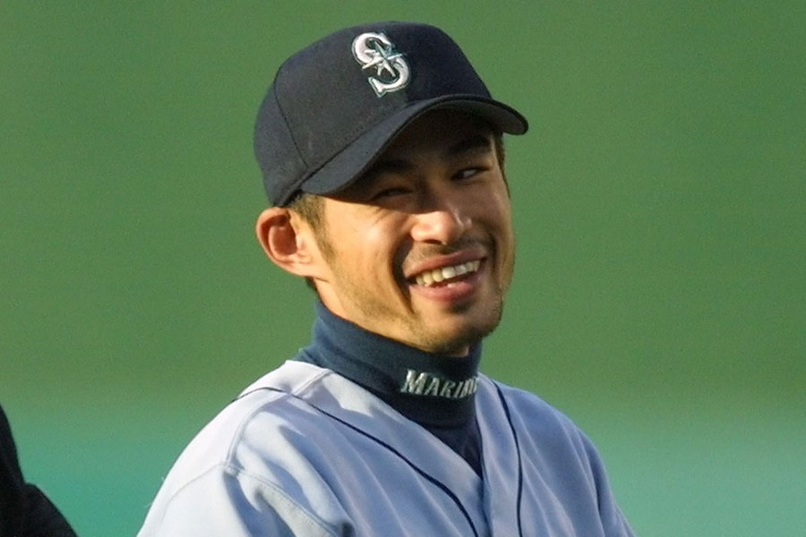 2001年、マリナーズ時代のイチロー氏【写真：Getty Images】