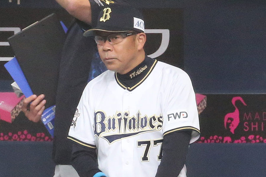 オリックス監督時代の西村徳文氏【写真提供：産経新聞社】